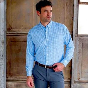 Long sleeve performance shirt Oxford